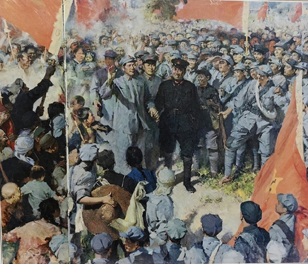 黄克诚：“朱老总与毛主席会师井冈山，这个功绩是很大的”