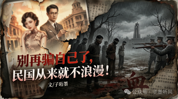 别再骗自己了，民国从来就不浪漫！